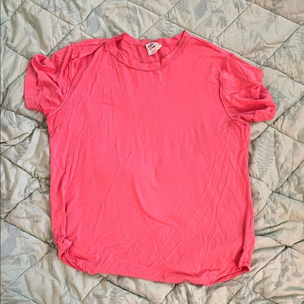 White crow Vibrant Pink T-Shirt